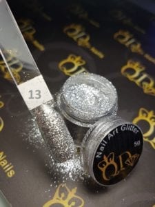 #13 Silver, 5g glitter