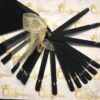 Black square tip-Sticks 50pc