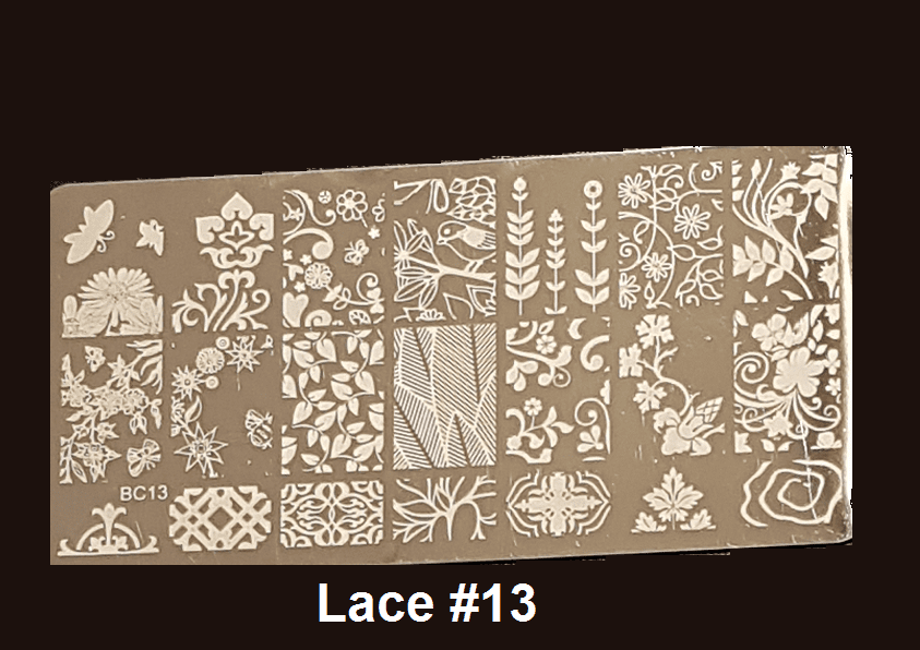 Stamping Plate Lace #13