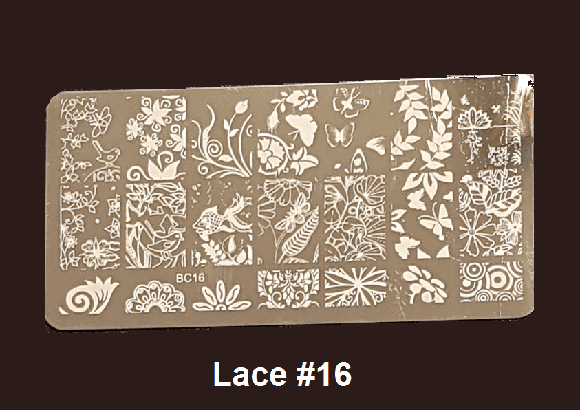 Stamping Plate Lace #18