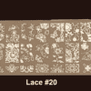 Stamping Plate Lace #18