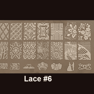 Stamping Plate Lace #06