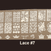 Stamping Plate Lace #07
