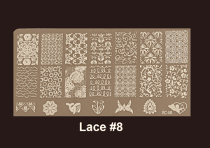 Stamping Plate Lace #08