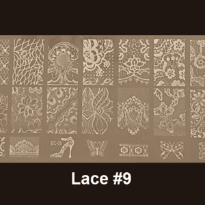 Stamping Plate Lace #09