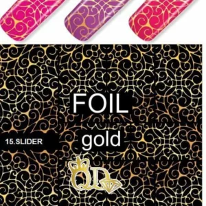 #12 QD Foil Nail Water Sliders