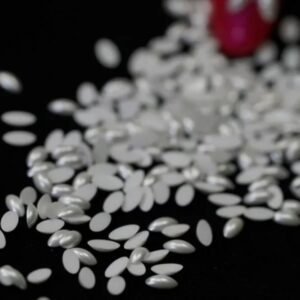 4mm x 2mm Flat Back Oval Pearl Décor - Image 2