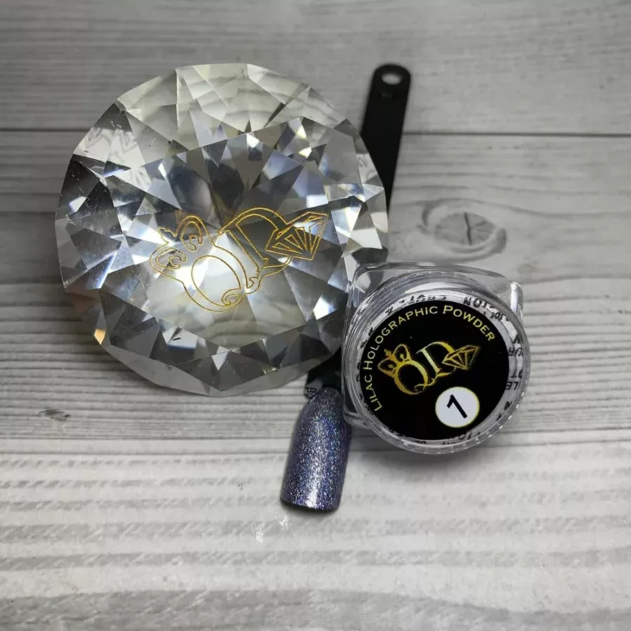 Lilac holo glitter powder