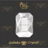 #11 6x8mm Flatback-Galinka-Crystal 6pc-Octagon-Crystal-Clear
