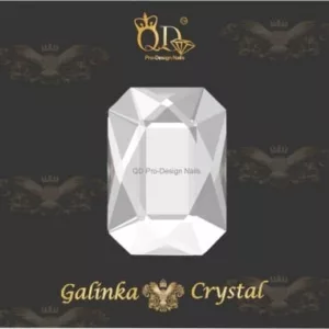 #11 6x8mm Flatback-Galinka-Crystal 6pc-Octagon-Crystal-Clear