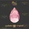 #15 5x8mm Flatback-Galinka-Crystal 6pc-Drop-Pink-Sapphire