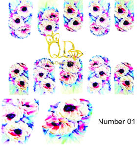 1 5D Nail-Art Sticker