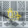 Stamping Plate Radost R7 - geometric