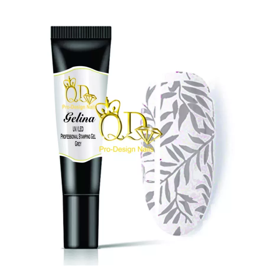 11-Silver Gelina UV-LED stamping-Gel