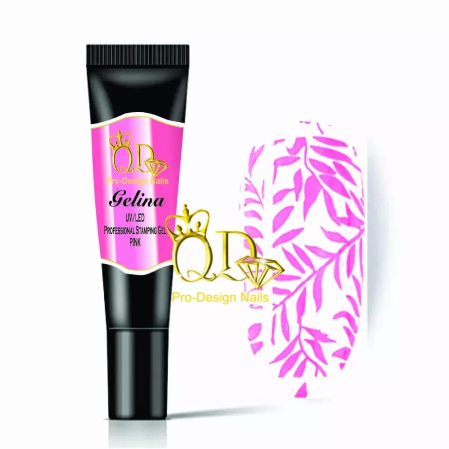 8-Pink Gelina UV-LED stamping-Gel