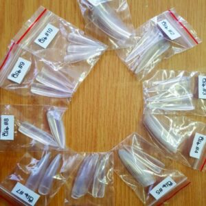 Clear Long_Stilettos 100_piece tips