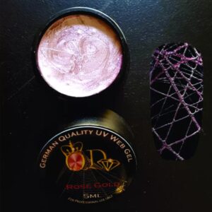 Web_Gel Metallic Rose gold (spider)