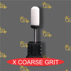 Ceramic Safety Bit X_Coarse suitable for thinning product as well as hyper-keratosis. Ceramic nail bits are created using the strongest and toughest Zirconia