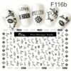 116black QD/F Series Stickers