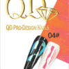 4 flame nail sticker