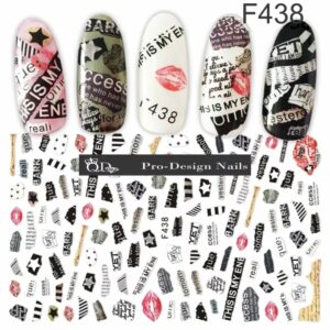 438 QD/F Series Stickers