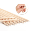 25pc Orange Wood Sticks