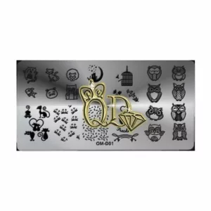 Stamping Plate OMD1 - Owls & Cats