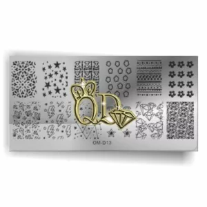 Stamping Plate OMD4 - Fun Shapes
