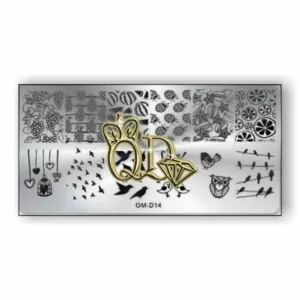 Stamping Plate OMD5 - Birds & Fruit
