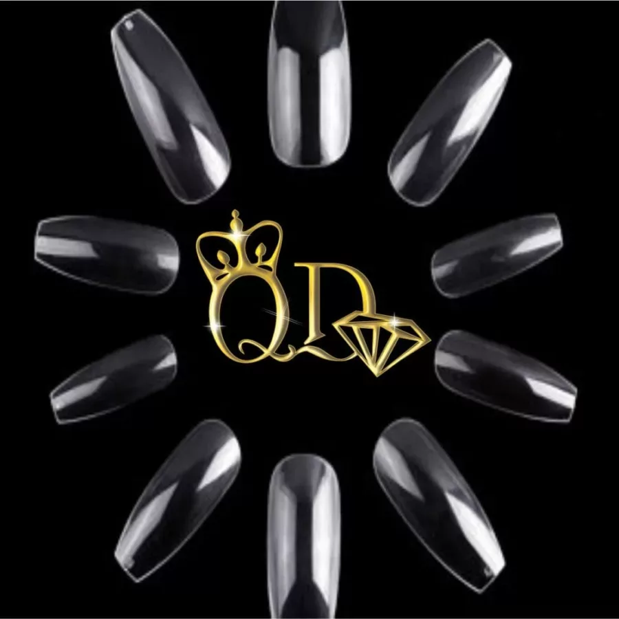 Clear full cover Ballerina 120/piece tips