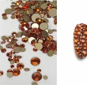 Rhinestone Amber AB_Especiale Mixed