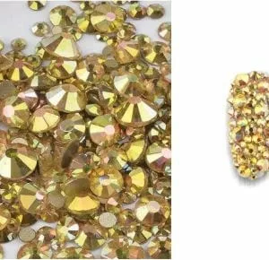 Rhinestone Gold AB_Especiale Mixed