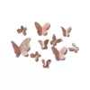 Metallic Butterfly Charms Rose Gold