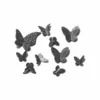 Metallic Butterfly Charms Silver 10pc