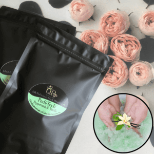 Pedi-Tech Jelly Foot Spa and Mineral Soak - Peppermint & Vanilla