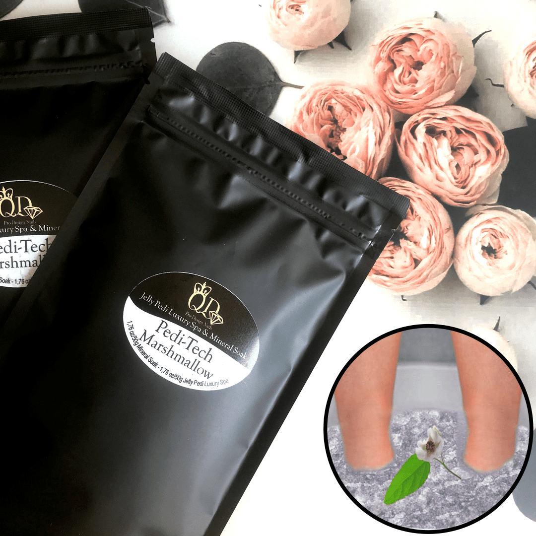 Pedi-Tech Jelly Foot Spa and Mineral Soak - Marshmallow
