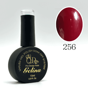 Gelina UV LED Gel Polish. Valentine Red Series #256