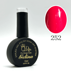 Gelina UV LED Gel Polish. Valentine Red Series #252