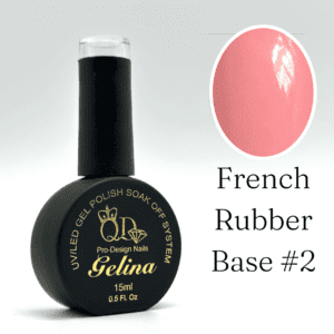 #02 Gelina UV/LED French Rubber Base Gel Polish 15ml