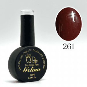 Gelina UV LED Gel Polish. Valentine Red Series #261