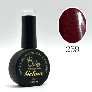Gelina UV LED Gel Polish. Valentine Red Series #259