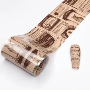 Transfer foil for nail art Newspaper 001