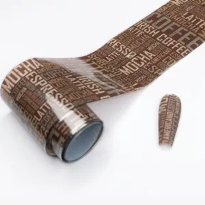 Transfer foil for nail art Newspaper 004