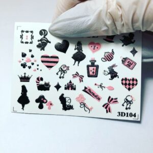 3D water decals/sliders for nail art (3D104)