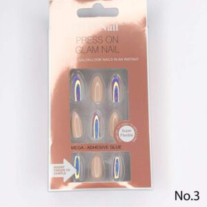 ViVi Nail Glam Nail No.3 Press On Tips Pack