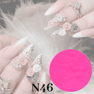 #46 Art Acrylic 8ml jars. -neon pink