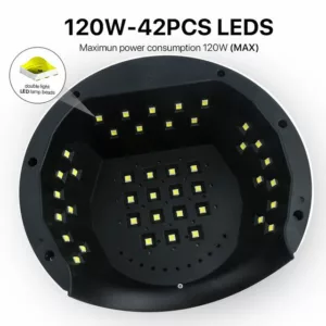 120W High Power F11 LED Professional UV LED Nail Lamp Fast Curing Gel Polish - Image 2
