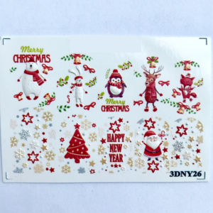3D water decals- Christmass 3DNY26