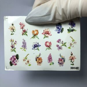 3D water decals/sliders for nail art (3D160)