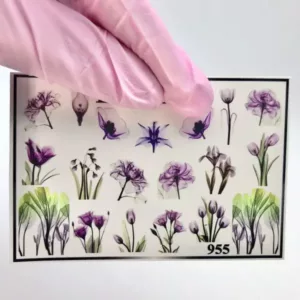 Water decals Flowers 955